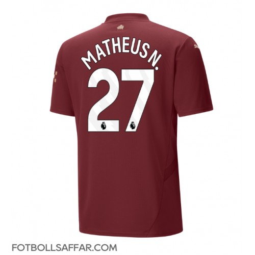 Manchester City Matheus Nunes #27 Tredjeställ 2024-25 Kortärmad